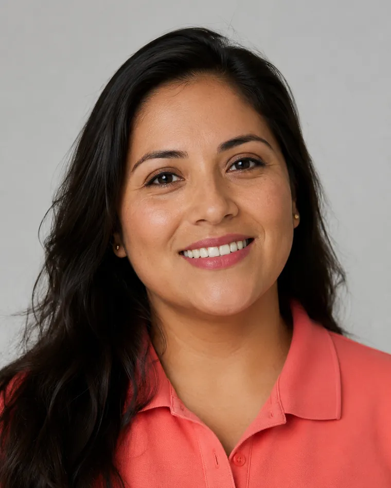 Retrato de Milagros Quispe Huamán, directora de FamiliaPlay Perú